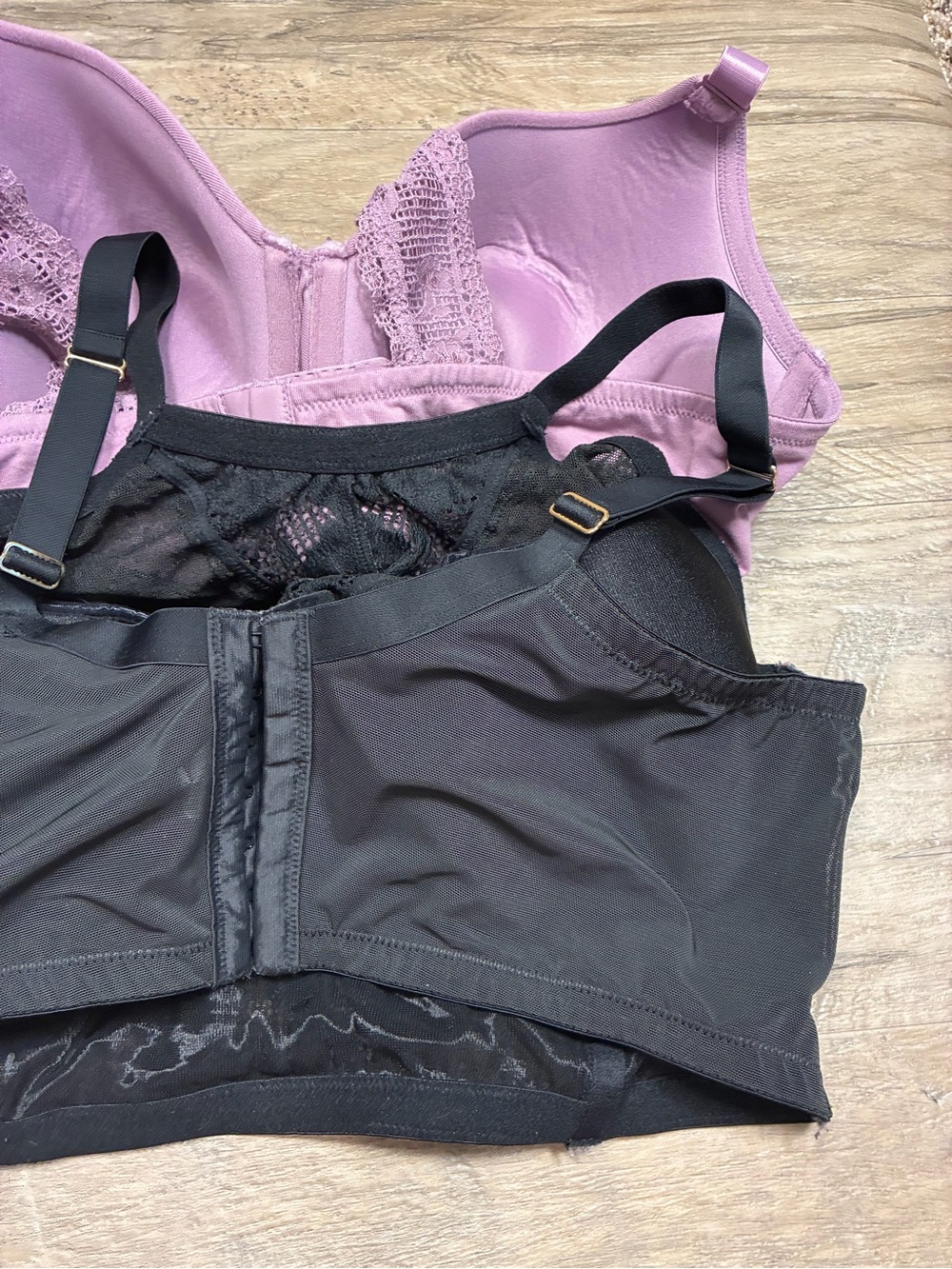 Cacique 2 Underwired Bras T Shirt Lightly Lined Lace Balconette - Picture 7 of 13